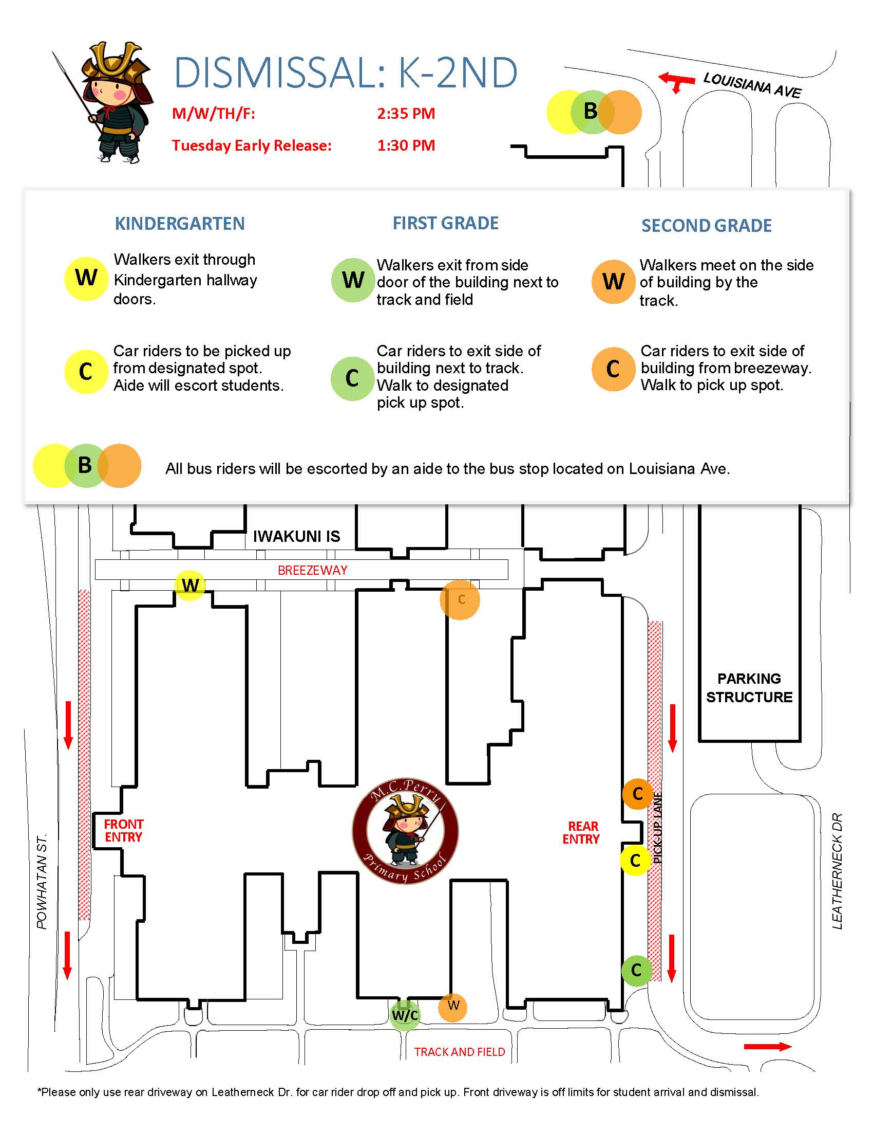 MCPPS Updated Arrival Dismissal Plans 2
